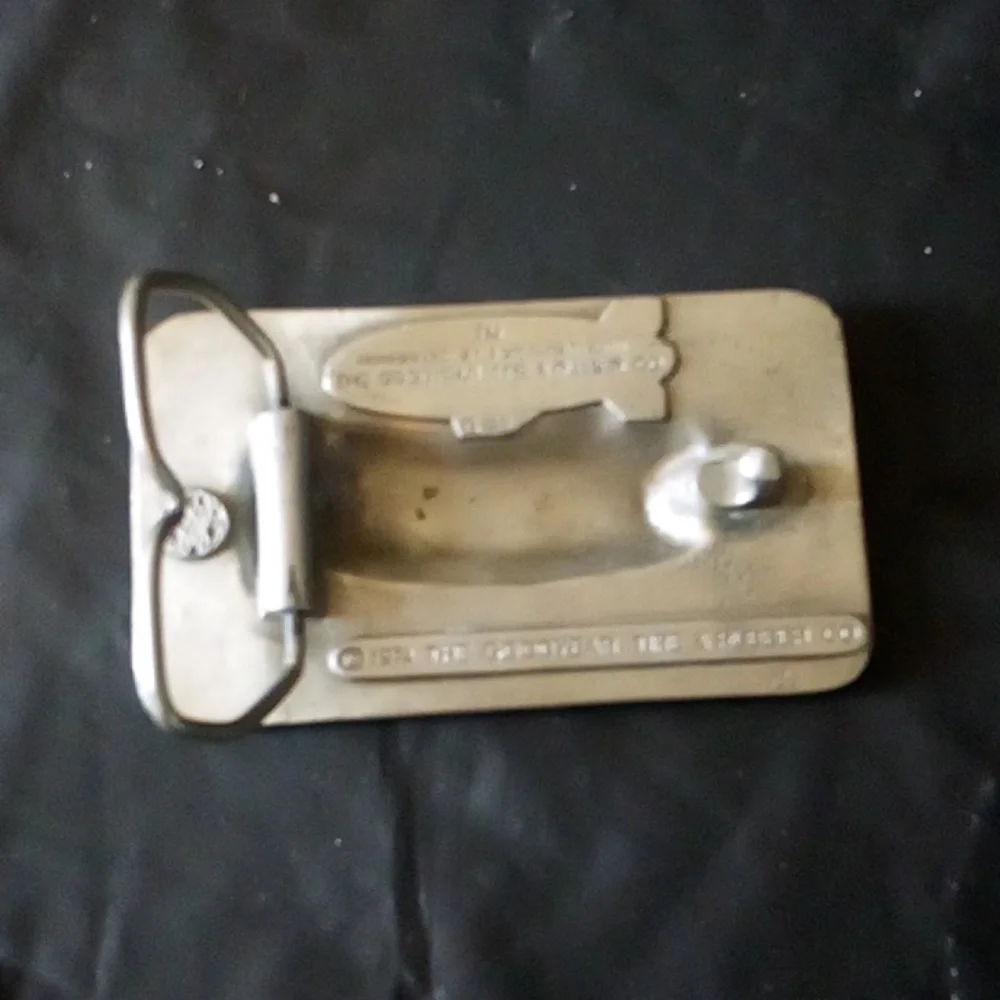 Goodyear blimp 1974 metal  belt buckle in very good condition - Picture 2 of 7